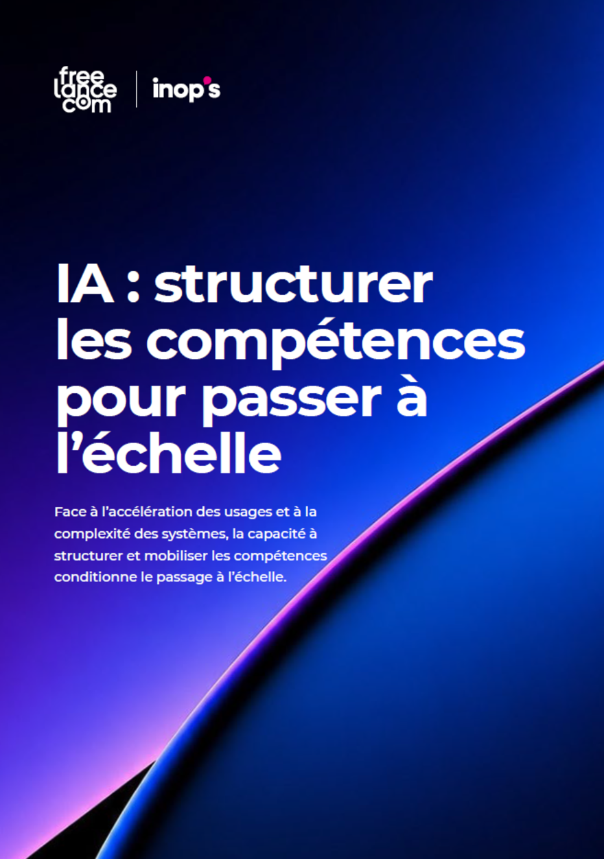 Couverture du livre blanc IA : structurer les compétences pour passer à l’échelle